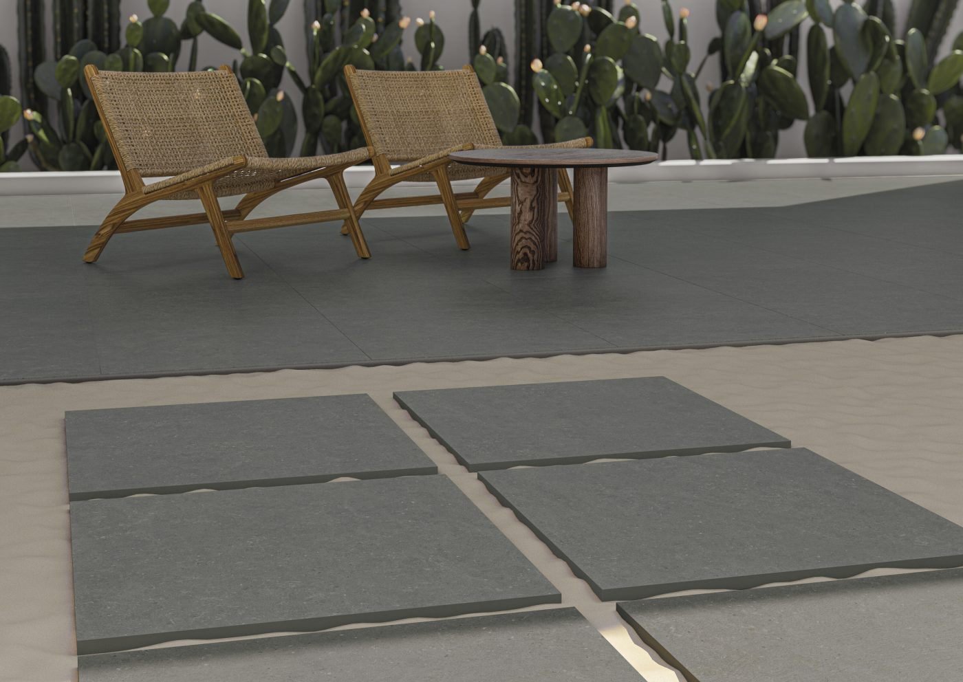 Carrelage aspect béton — modèle Acron