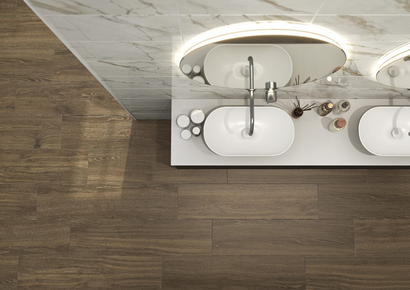 Carrelage aspect bois — modèle Awan