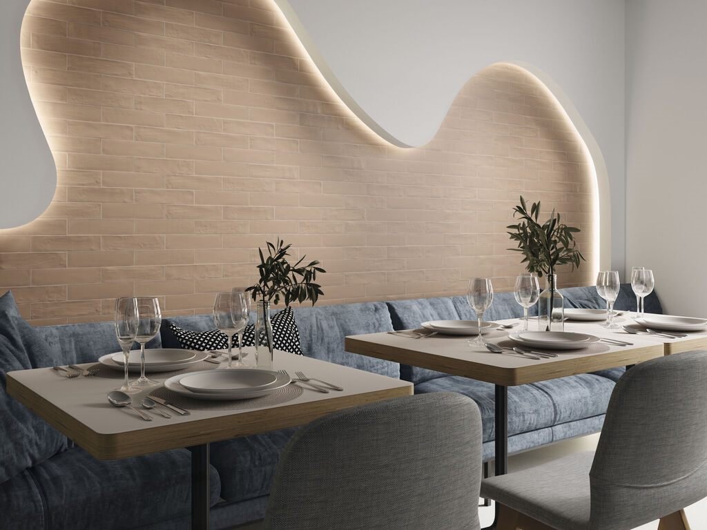 Carrelage aspect faïence & décor — modèle Awan