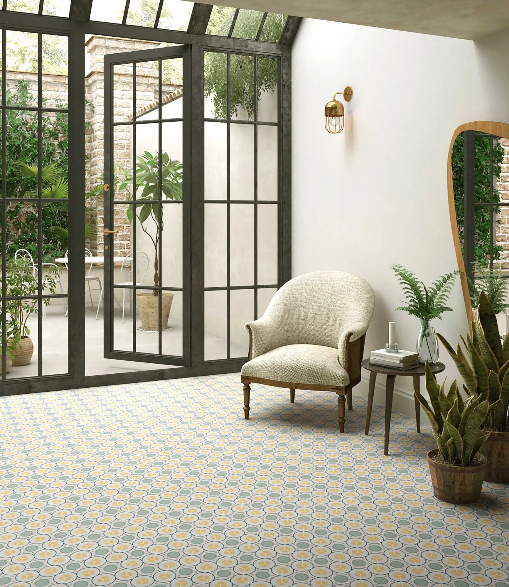 Carrelage aspect faïence & décor — modèle Boom