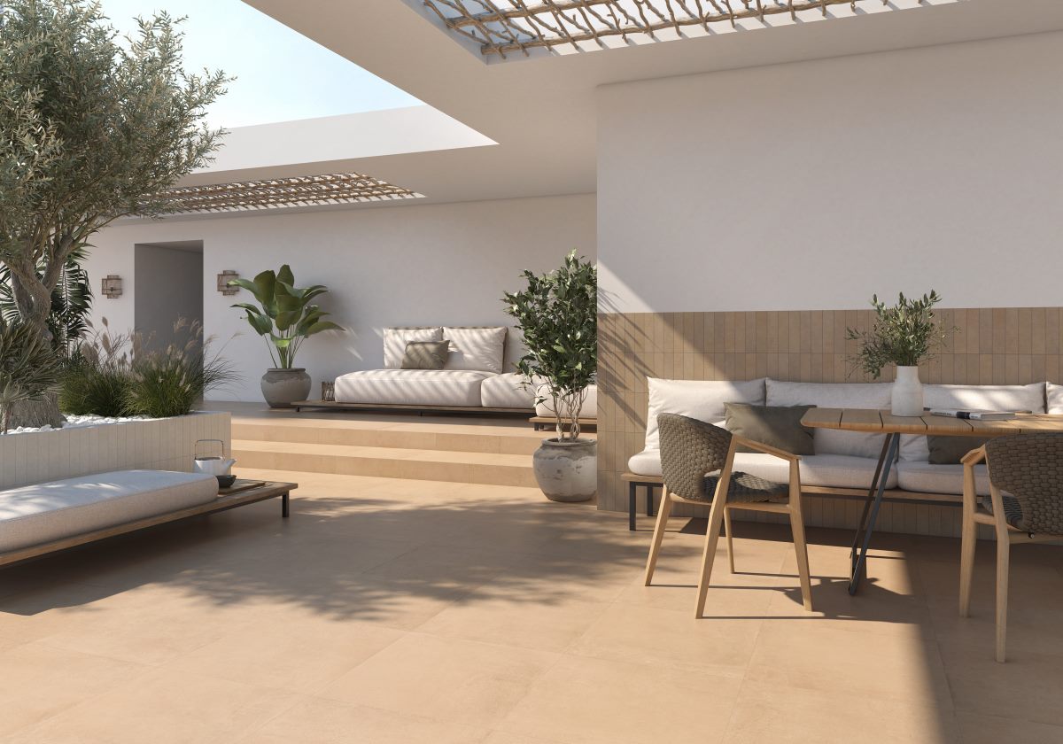 Carrelage aspect faïence & décor — modèle Terracota