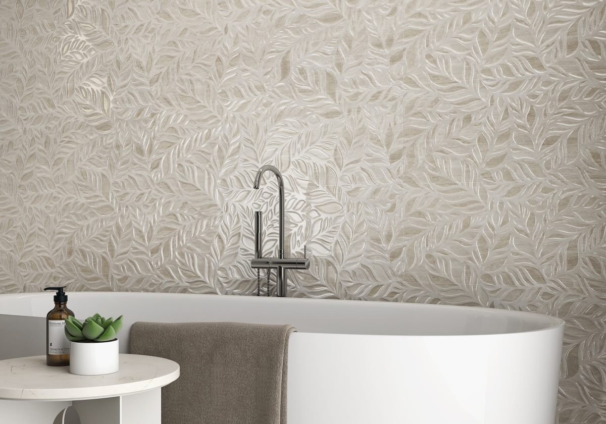 Carrelage aspect marbre — modèle Luxury, salle de bain